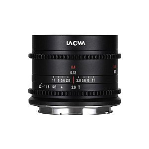Lente Cine Laowa 9 mm T2.9 Zero‑D (Montagem MFT)