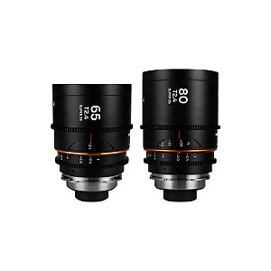 Kit Laowa Nanomorph S35 Prime 65 mm + 80 mm PL  EF Amber Flare