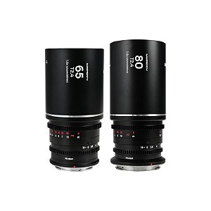 Kit Laowa Nanomorph S35 Prime 65 mm + 80 mm RF Silver Flare