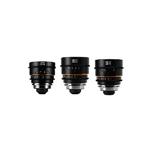 Kit 3 Lentes Laowa Nanomorph S35 Prime 27 mm/35 mm/50 mm Amber (PLEF)