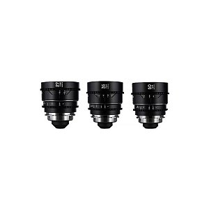Kit 3 Lentes Laowa Nanomorph S35 27 mm/35 mm/50 mm Silver Flare PL & Canon EF