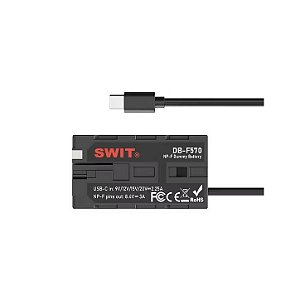 SWIT DB-F570 USB-C Dummy Battery para Sony NP-F570