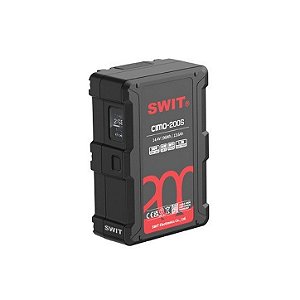 SWIT CIMO-200S Bateria V-Mount 196Wh com USB-C e Display OLED