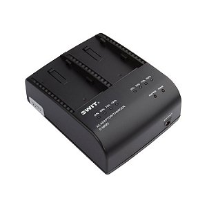 SWIT S-3602U Carregador Duplo e Fonte AC para Baterias Panasonic DMW-BLF19