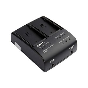 SWIT S-3602F Carregador Duplo e Fonte AC para Baterias Sony NP-F