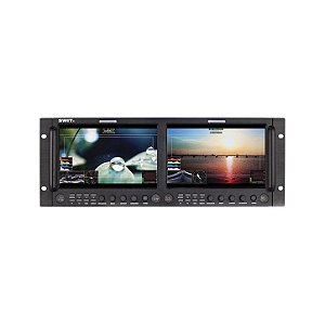SWIT M-1093F Monitor Duplo de Referência Full HD 2x 9" para Rack 19"