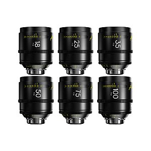 DZOFilm Arles Prime Kit com 6 Lentes Cine Full Frame T1.4 ARRI PL/i