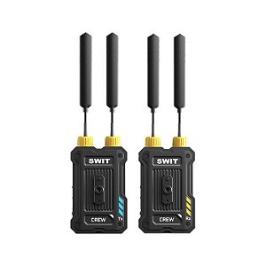 SWIT CREW Sistema de Transmissão de Vídeo Sem Fio 3G-SDI/HDMI/USB-C 1200m
