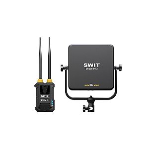 SWIT CREW-V MAX Sistema de Transmissão de Vídeo Sem Fio 3G-SDI/HDMI 3 km com V-Mount