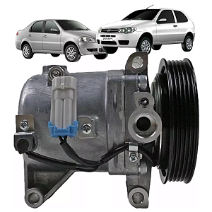 Compressor Modelo Calsonic Fiat Palio / Uno / Siena / Strada Fire