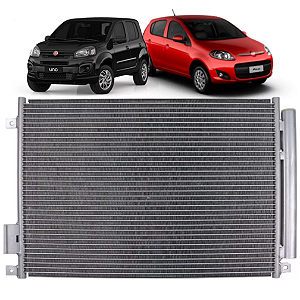 Condensador Fiat Grand Siena / Uno Vivace / Novo Palio Modelo Denso