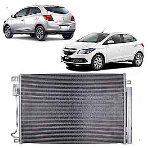 Condensador Do Ar Condicionado Gm Cobalt - Onix - Spin - Prisma De 2013 Até 2019
