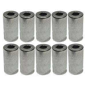 Caneca Clip 13/32 Mangueira Ar Alumínio Pct 10 Pçs - 8mm Reduzida