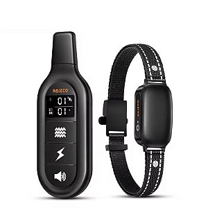 Lançamento Coleira Anti Latido e adestramento para Cães, Controle Remoto 1000m, 3 Modos, À Prova D'Água, Carregamento USB
