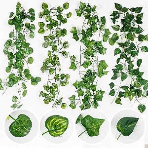 Planta Trepadeira Artificial para Decorações | Plantas para Decoração de Casa, Sala De Estar, Casamento, Eventos