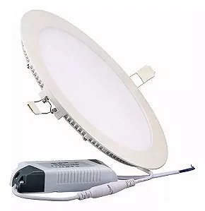 PAINEL LED AVANT  24W REDONDO 3000K EMBUTIR