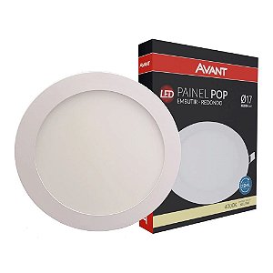 PAINEL LED AVANT  24W REDONDO 4000K EMBUTIR