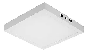 PAINEL LUMANTI LED BACKSTAGE 18W QUADRADO 3000K SOBREPOR
