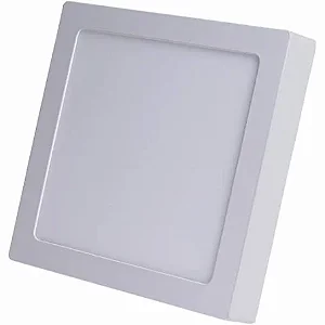 PAINEL LUMANTI LED FLAT 12W QUADRADO 3000K SOBREPOR