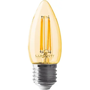 LÂMPADA LUMANTI LED FILAMENTO VELA 4W 2400K
