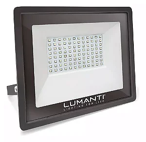 REFLETOR LUMANTI LED SMART 100W 3000K IP66 9000 LUMENS