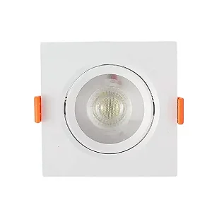 SPOT LUMANTI LED DE EMBUTIR QUADRADO 5W 3000K