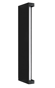 ARANDELA LUMANTI WALL LED PRETA 10W 3000K 1600 LUMENS