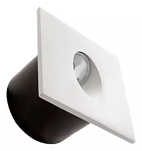 BALIZADOR DE CHÃO VISION OPUS LED EMBUTIR BRANCO 3W 3000K 150 LUMENS IP20