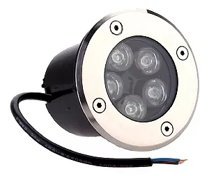 BALIZADOR DE CHÃO AAATOP EMBUTIR 5W 3000K 450 LUMENS