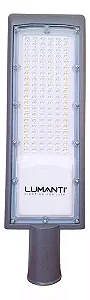LUMINÁRIA LUMANTI LED URBANA 100W 10000 LUMENS 5000K IP66 PESCOÇO53MM