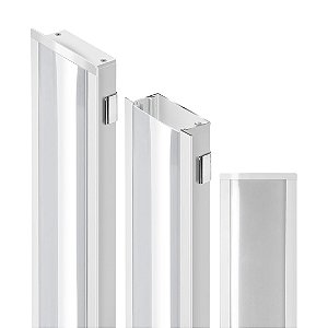 PERFIL DE ALUMÍNIO LUMANTI EXTRA-LARGO DE EMBUTIR BRANCO 65X20X3000MM