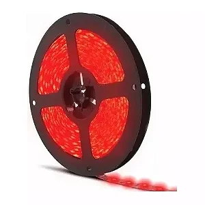 FITA LED AAATOP VERMELHO 5 M 3528 12V IP65 SILICONE