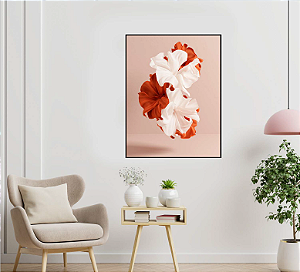 QUADRO DECORATIVO ABSTRATO 50X70CM SEM VIDRO