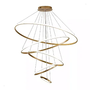 PENDENTE NITROLUX LP405D 5 ARCOS DOURADO 132W 4000K