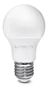 KIT C/ 4 LÂMPADA LED LUMANTI BULBO 12W 3000K