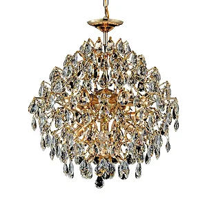 LUSTRE NITROLUX LTB-002 Ø545MM E14X8 CRISTAL, VIDRO E METAL