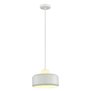 PENDENTE BELLA SUT1PD01BR035 BRANCO 35X25CM VIDRO/ ALUMÍNIO-27