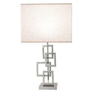 ABAJUR BELLA GL021N BALANCE NICKEL 19X16X48CM 1X40W E27 CUPULA EX2011BR