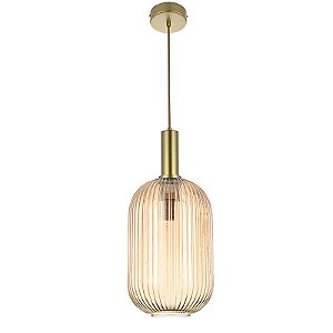 PENDENTE NORDECOR 2914 CANNE VIS E27 OURO CHAMPAGNE