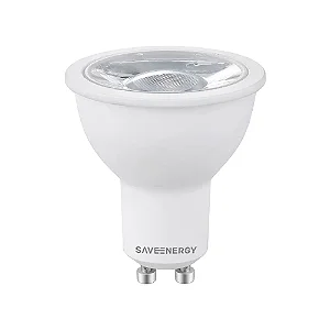 LÂMPADA SAVE ENERGY SE-130.2987 MR16 DICRÓICA 4,8W 4000K >80 40 24°
