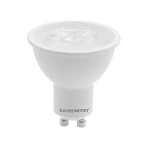 LÂMPADA SAVE ENERGY SE-130.3202 MR16 DICRÓICA 4,8W 3000K >90 40 24° II