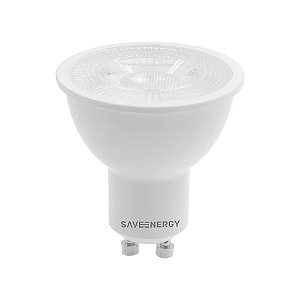 LÂMPADA SAVE ENERGY SE-130.1426 CRYSTAL MR16 DICRÓICA 7W 2700K >80 40 36° DIMMER