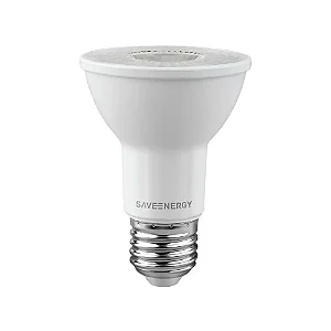 LÂMPADA SAVE ENERGY SE-110.1691 CRYSTAL PAR20 4,8W 4000K >80 40 36°