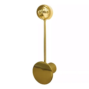 ARANDELA USINA 5797/40 CONCHIGLIA DOURADO 110X370X90MM 1 LED 5W 2700K 290LM