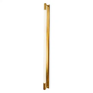 ARANDELA USINA 16520/60 LOURE DOURADO Ø52X670X75MM 1 T8 LED 60CM