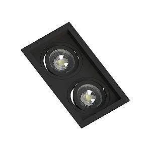 SPOT SAVE ENERGY SE-330.2905 EMBUTIR PAR20 MULTI DUPLO FACE RECUADA PRETO E-27