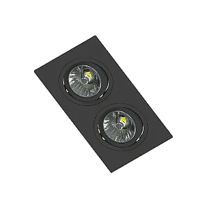 SPOT SAVE ENERGY SE-330.3176 EMBUTIR AR70 MULTI DUPLO FACE PLANA PRETO GU10