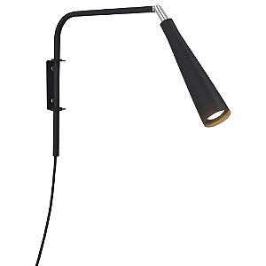 ARANDELA DE LEITURA TUBE 27CM C/Cabo PP 1,3M 1xGU10