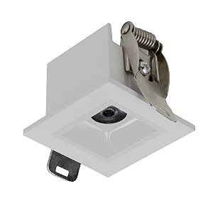 SPOT BLUMENAU 59023004 IRIS LED EMBUTIR ALUMÍNIO PC 2W 3.000K BRANCO