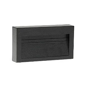 BALIZADOR SAVE ENERGY SE-335.1508 SOBREPOR PRETO 110X60XX20MM 3W 3000K 60°
